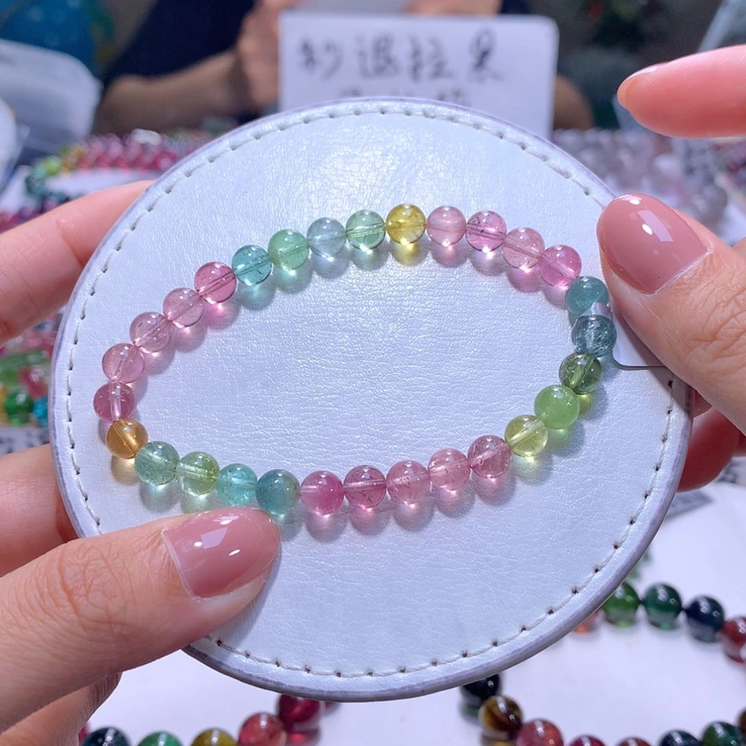 【闪购商品】未镶嵌手链碧玺6.7m