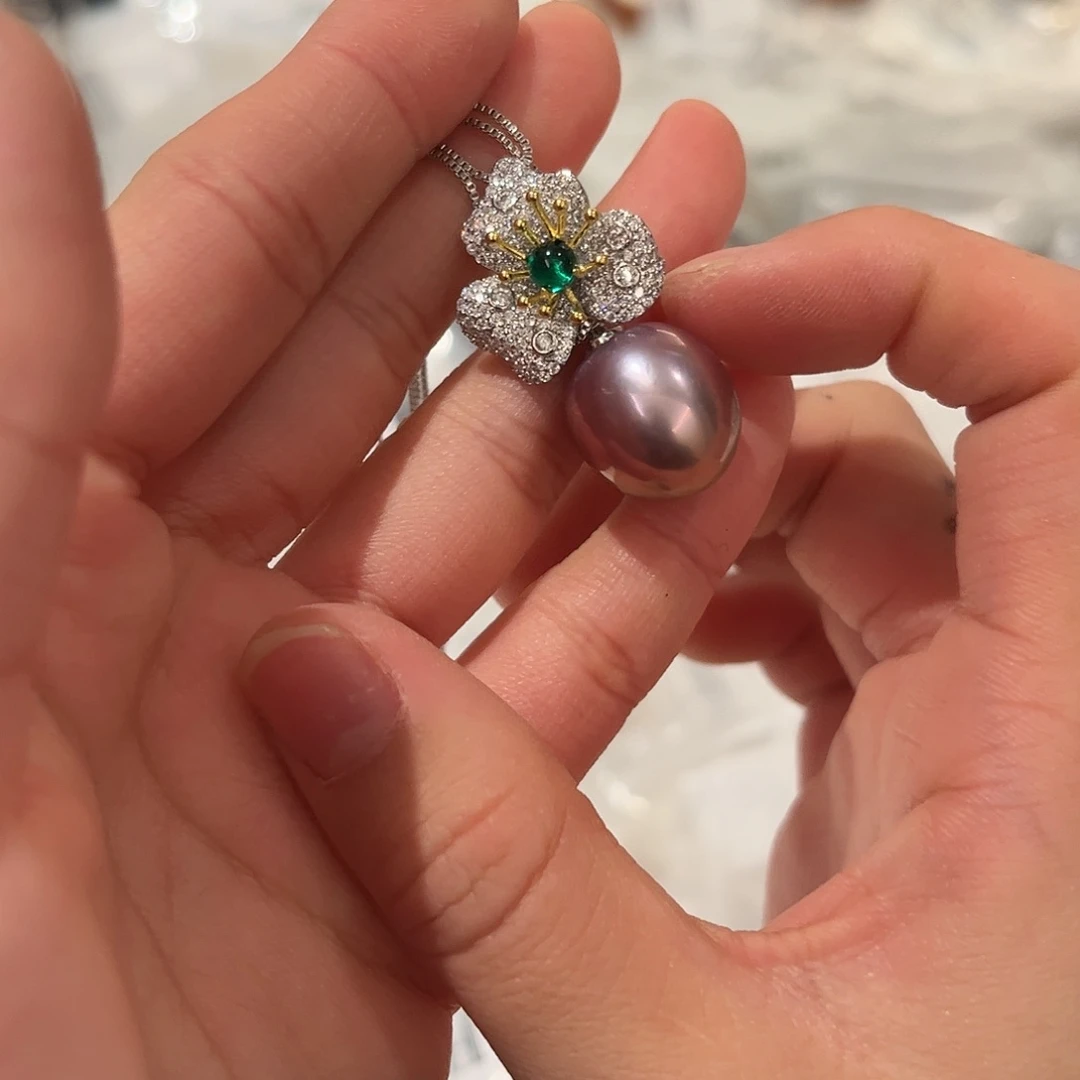 淡水珍珠颈饰合金