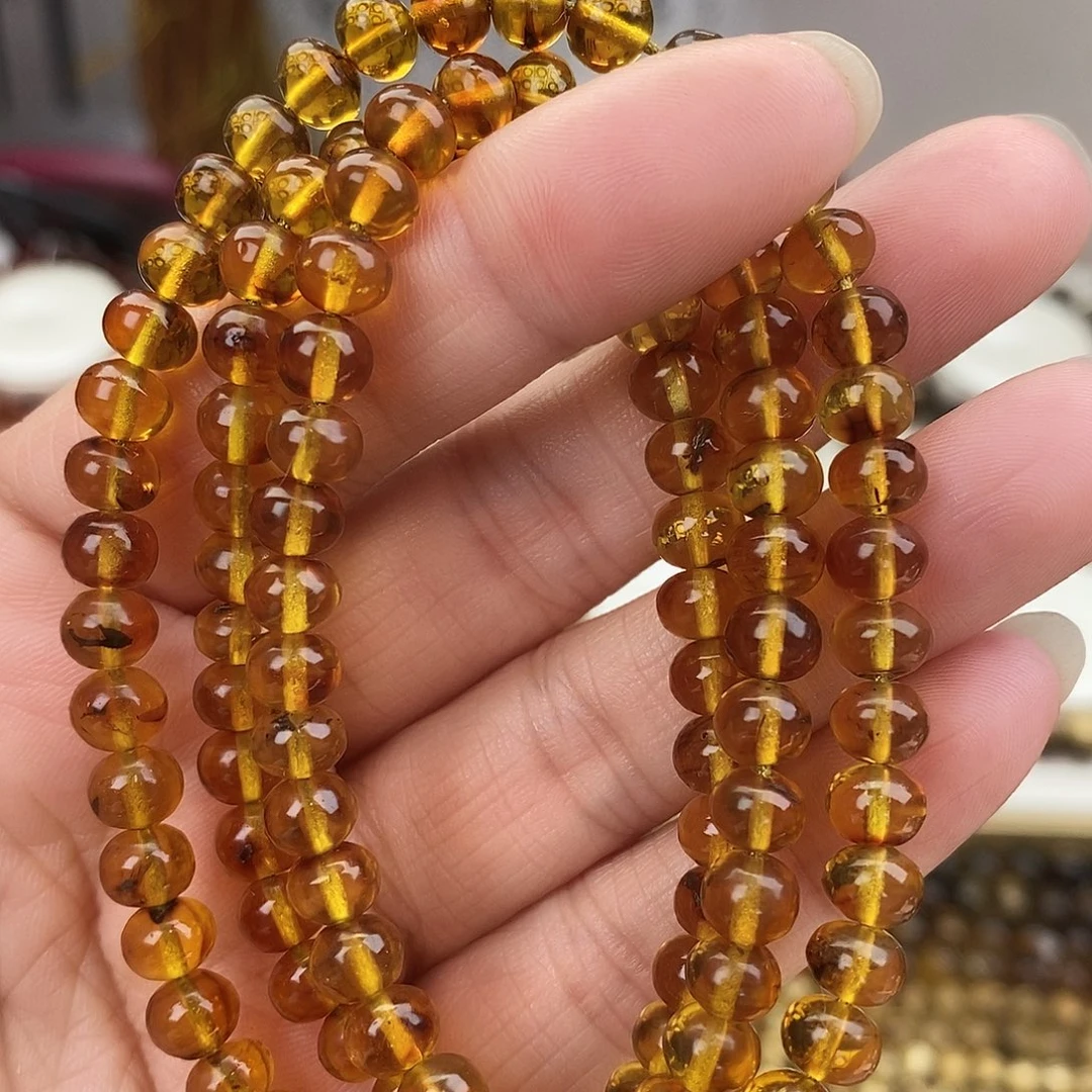 琥珀未镶嵌裸石琥珀6随机发