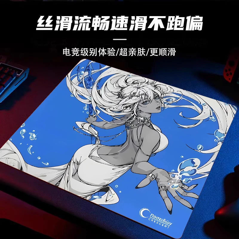 奥林匹斯系列电竞游戏鼠标垫含宙斯哈迪斯波塞冬阿瑞斯款式fps