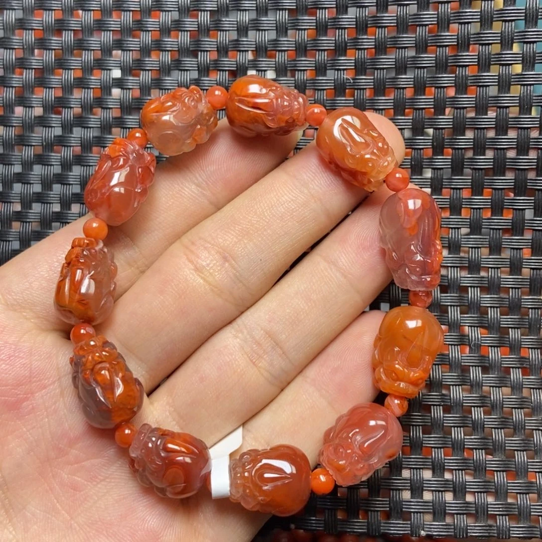 南红玛瑙未镶嵌手串