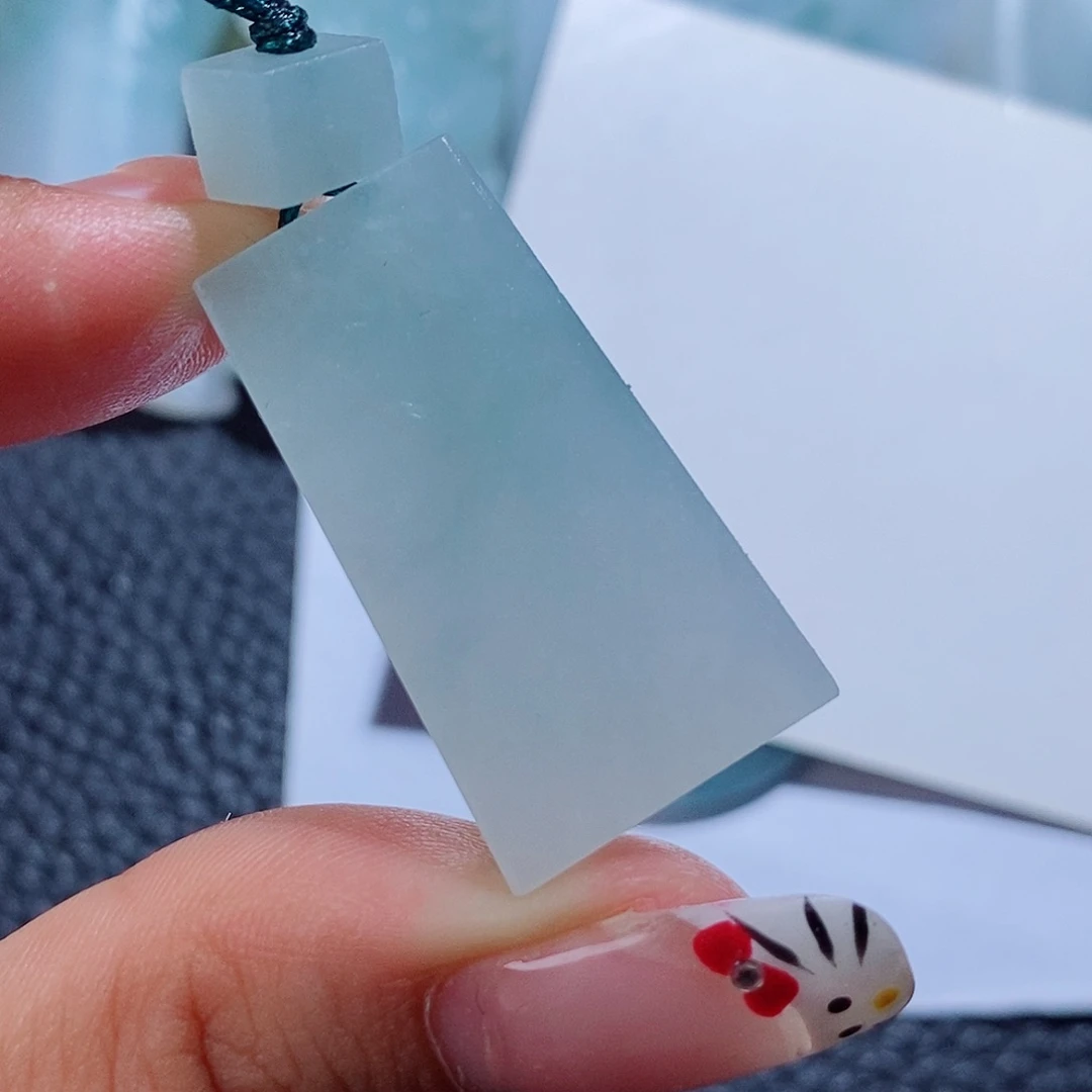 定制翡翠未镶嵌毛货付款后确认抛光