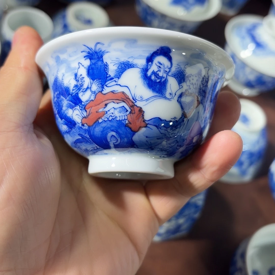 杯子陶手工手绘的陶瓷杯
