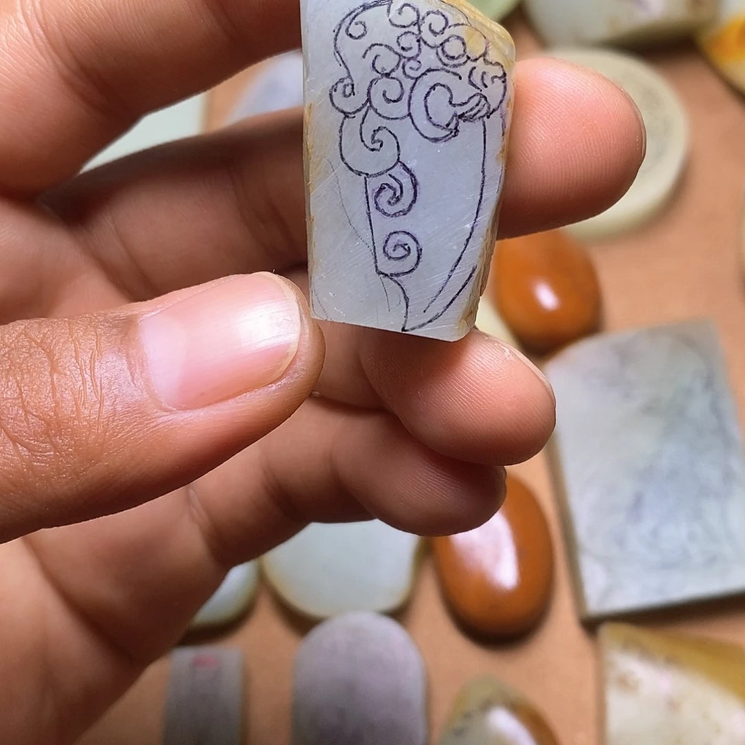 挂件未镶嵌定制和田玉