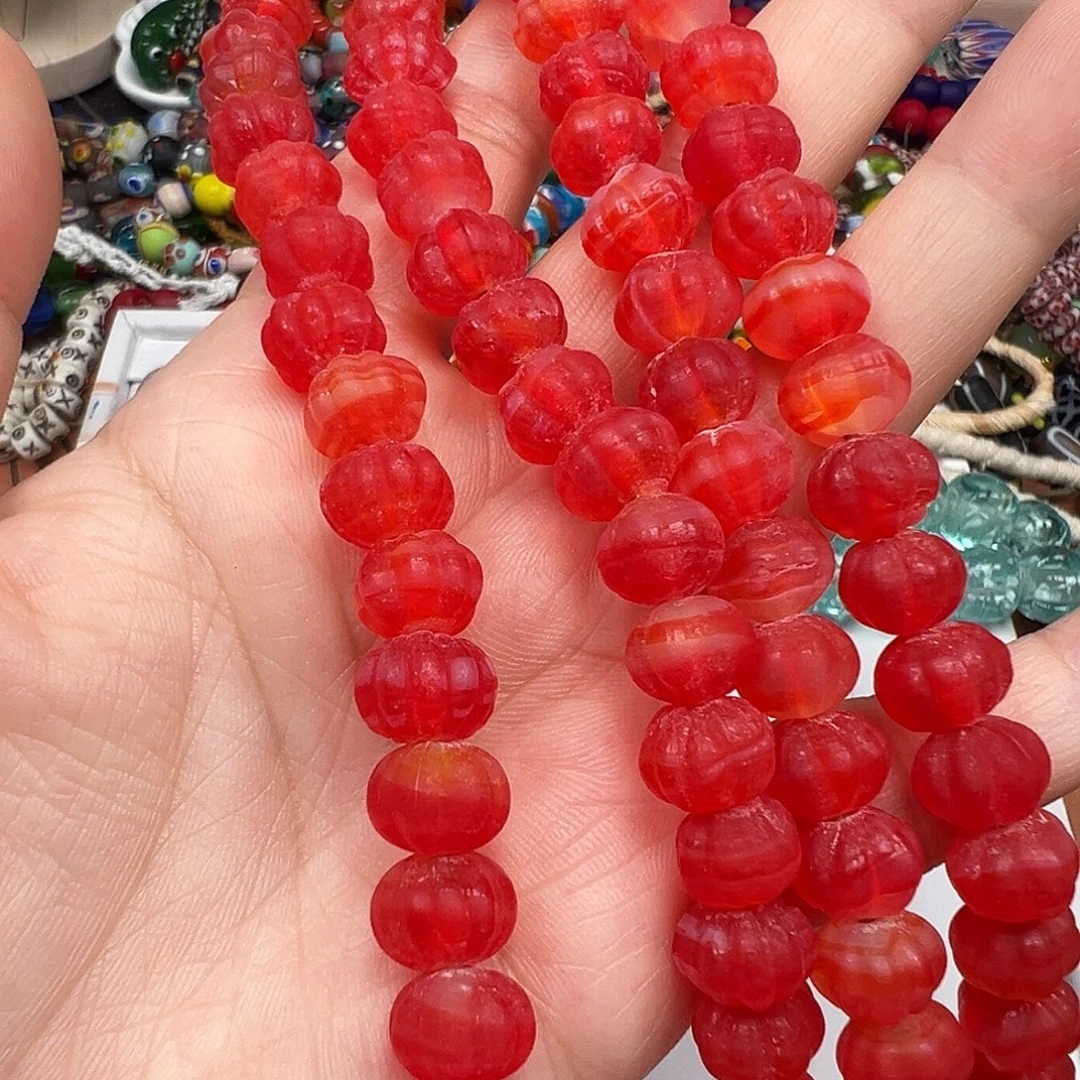 琉璃非金属尼泊尔小灯笼瓜珠直播间选款