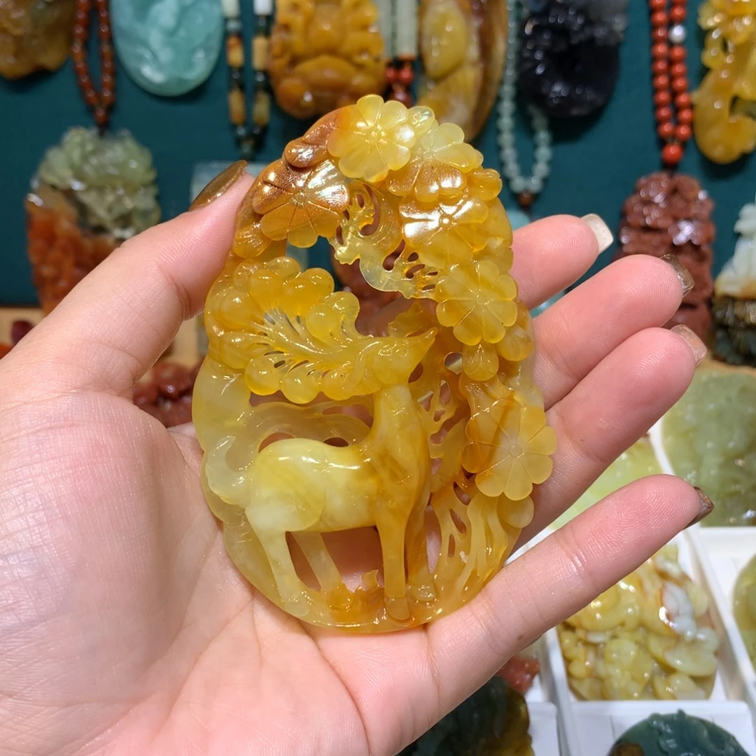 *****蛇纹石玉未镶嵌颈饰