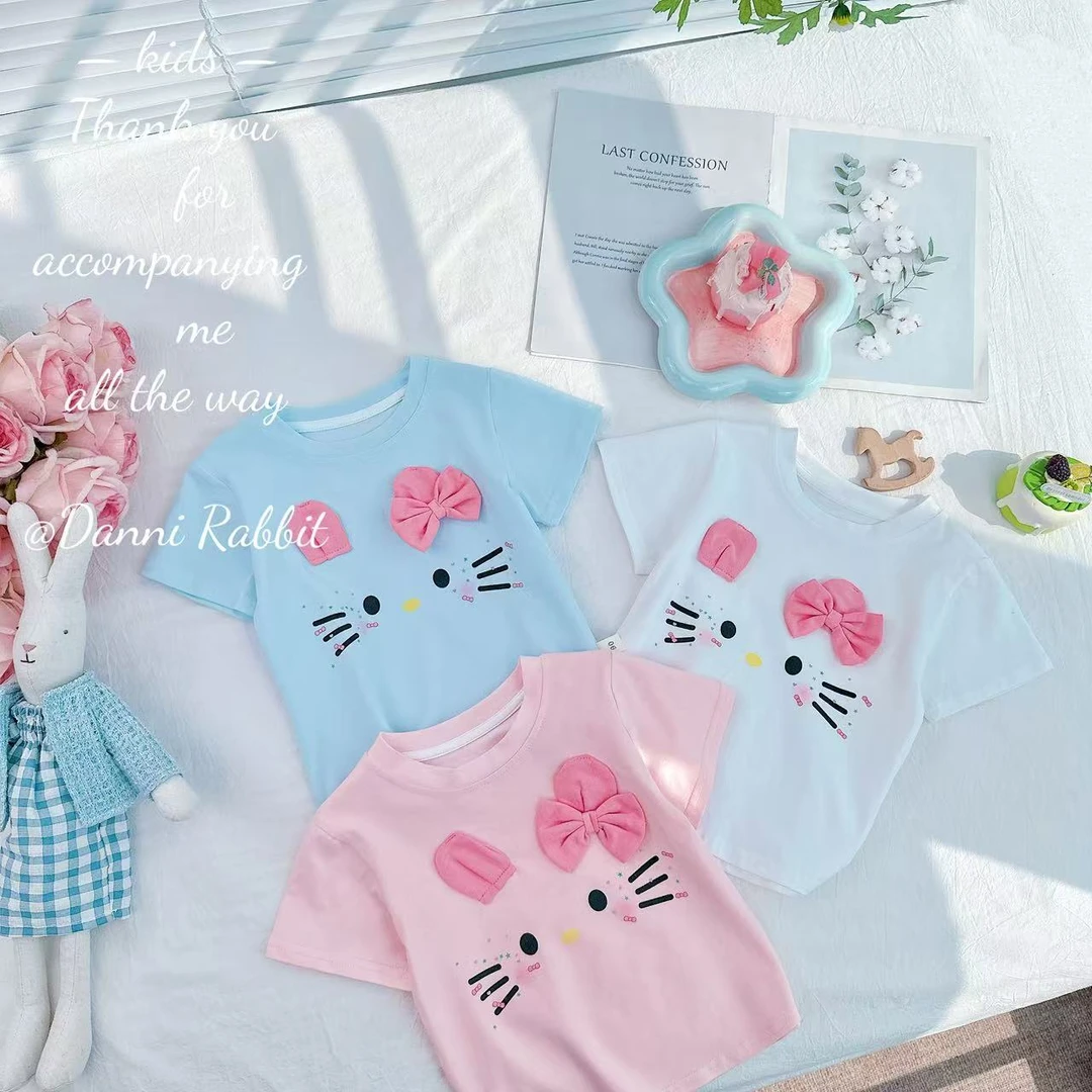 【Dannirabbit】*好穿又好玩+卡通小兔子*女童T恤 X-843
