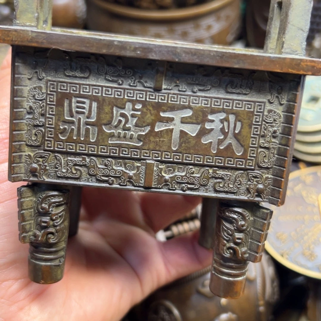 铜摆件欢迎欢迎你