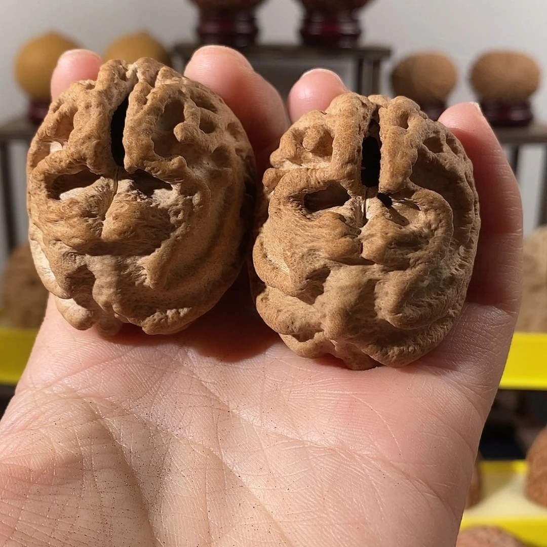 吊坠文玩核桃左****斗鬼脸练手40