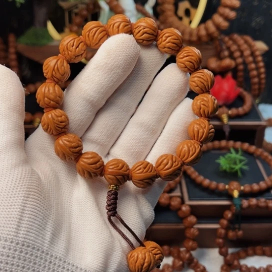 吊坠桃核14柳叶手持