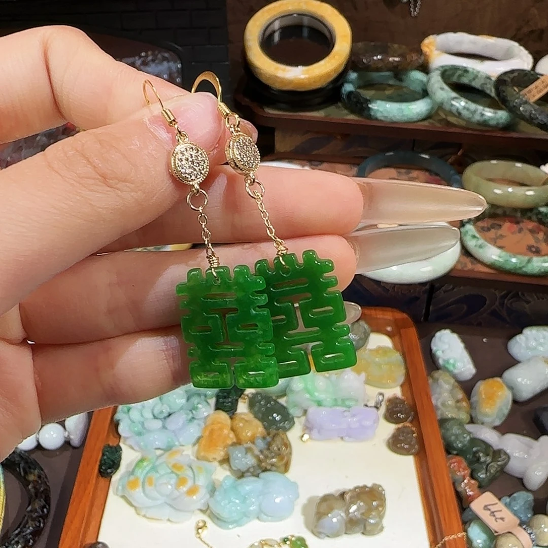 熙***～翡翠未镶嵌手链手链