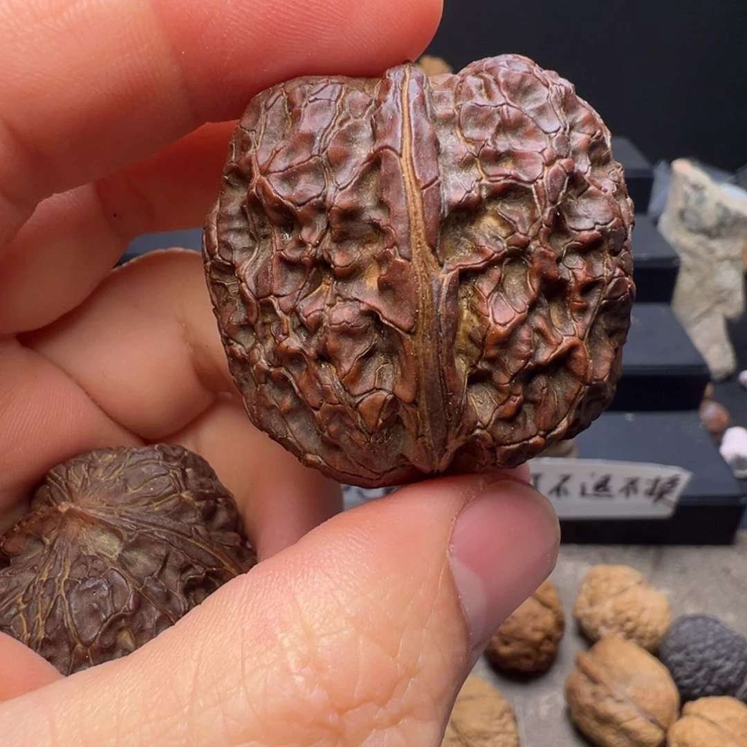 文玩核桃吊坠四方蟾41mm