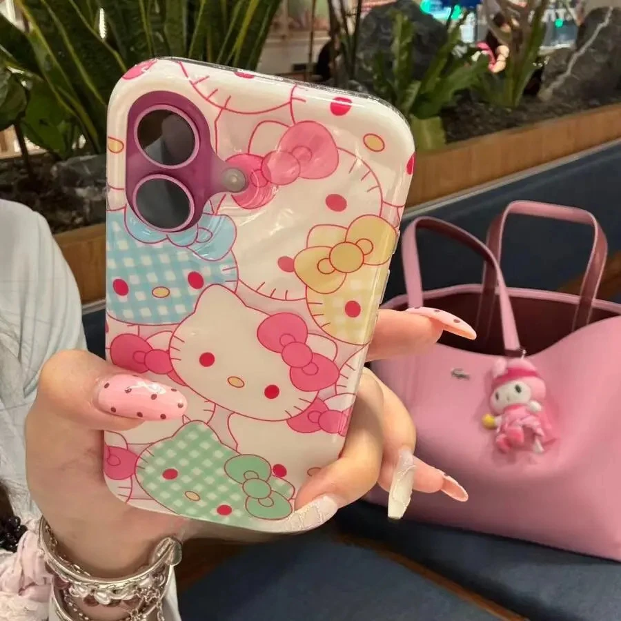 少女心可爱满屏猫咪适用于苹果17pro/16promax手机壳15保护套1413