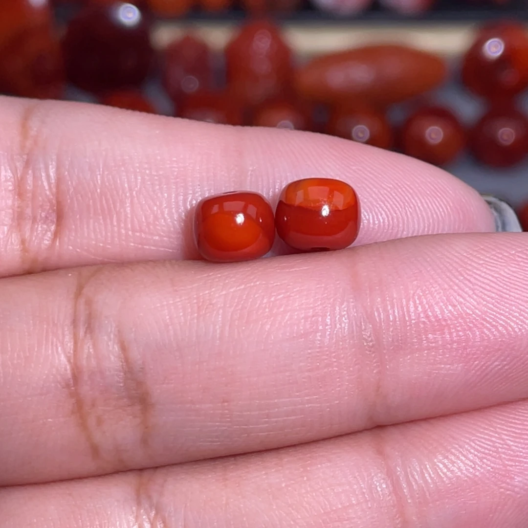 名***字南红玛瑙未镶嵌老型