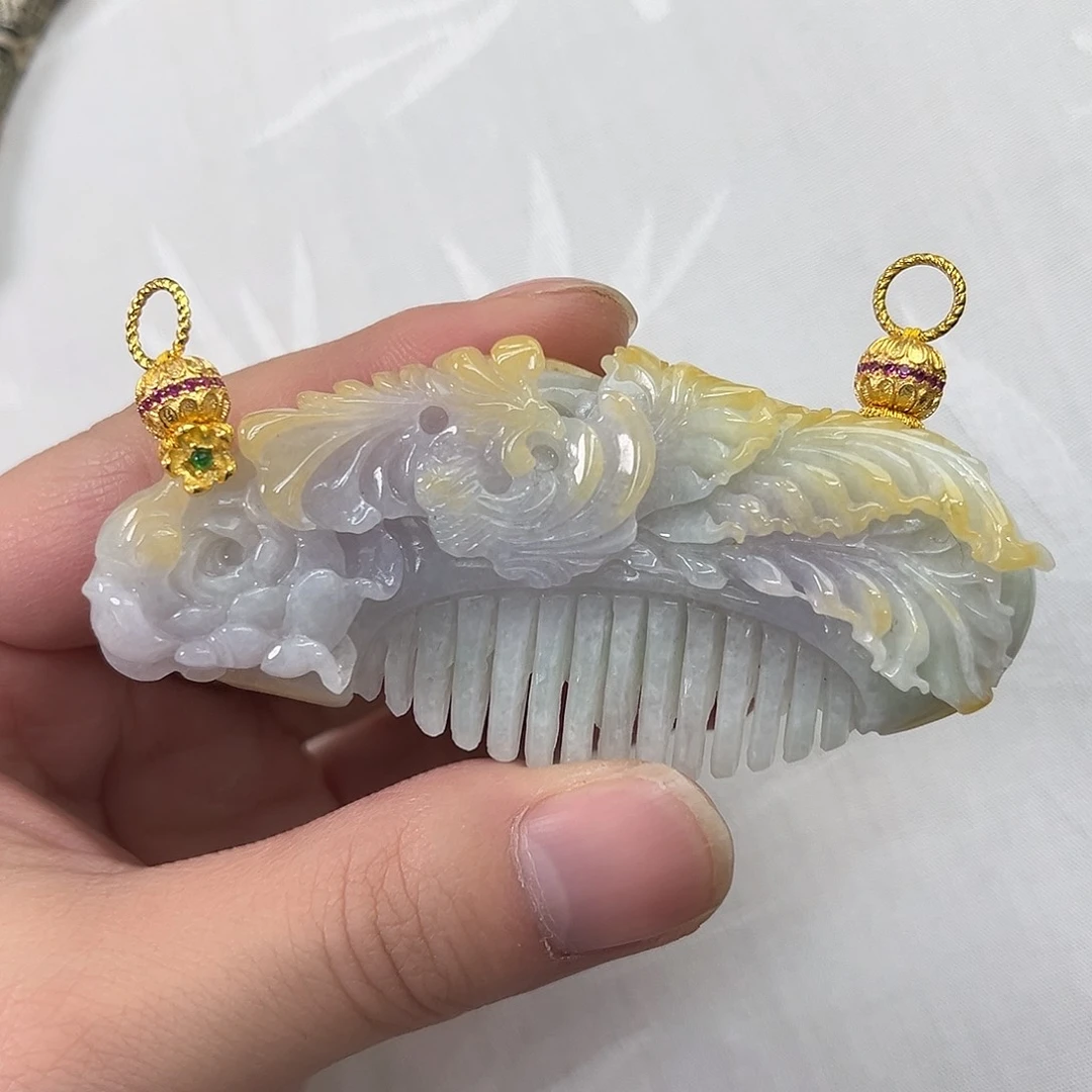 翡翠合金吊坠(赠链)国风