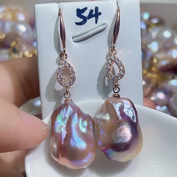 未镶嵌耳饰淡水珍珠