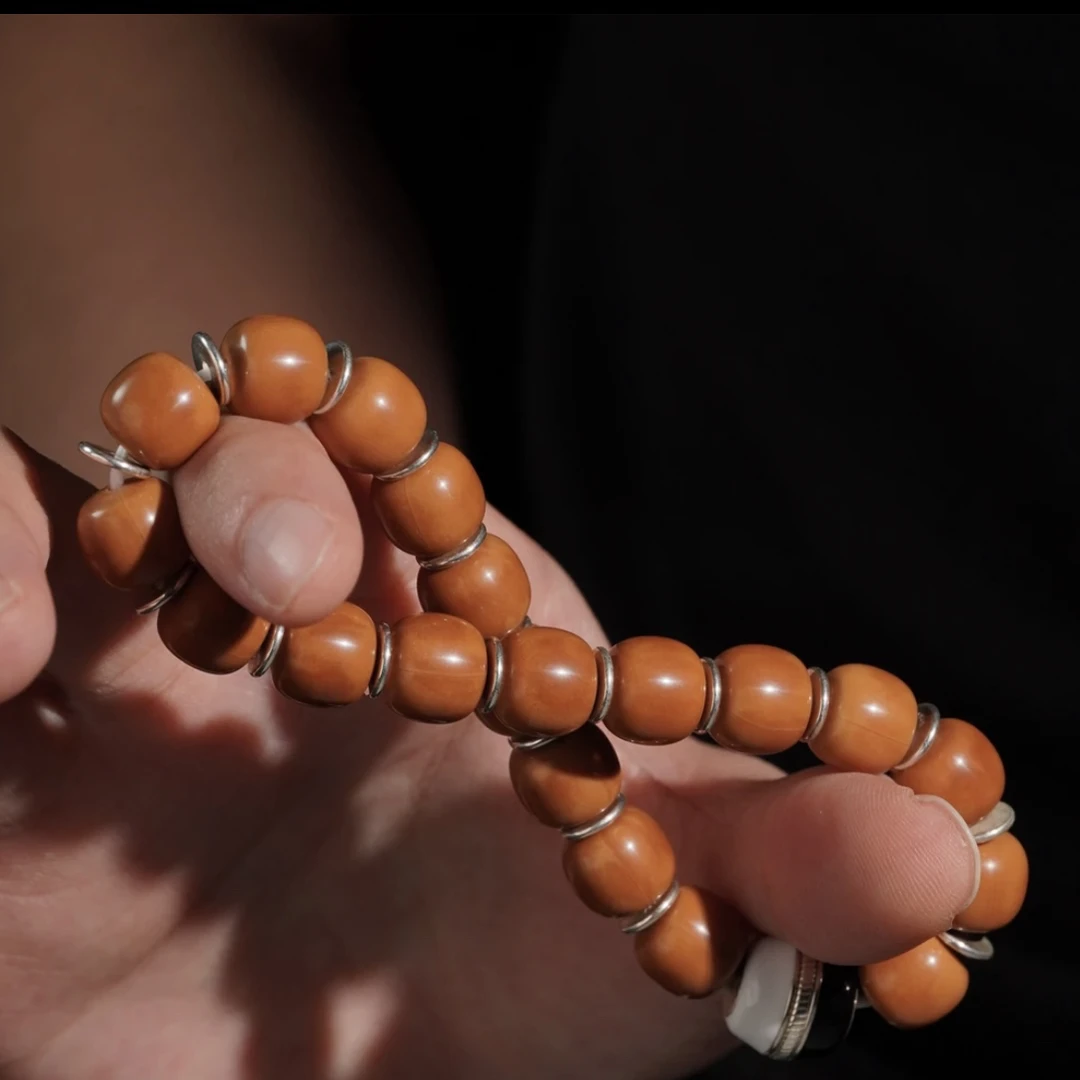 925银银制品 S925银银制品 文玩配饰薄切隔片直切薄切配串归圆