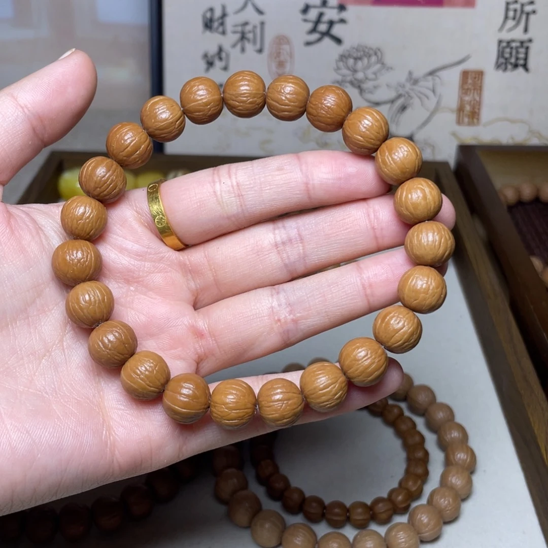 过***️猴头核桃吊坠12聚宝盆手串
