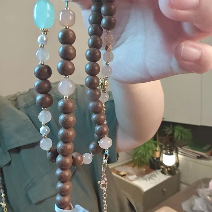 非金属鹅梨佛公 手工串珠
