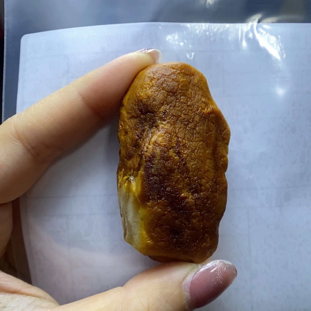哥***”未镶嵌定制蜜蜡郎