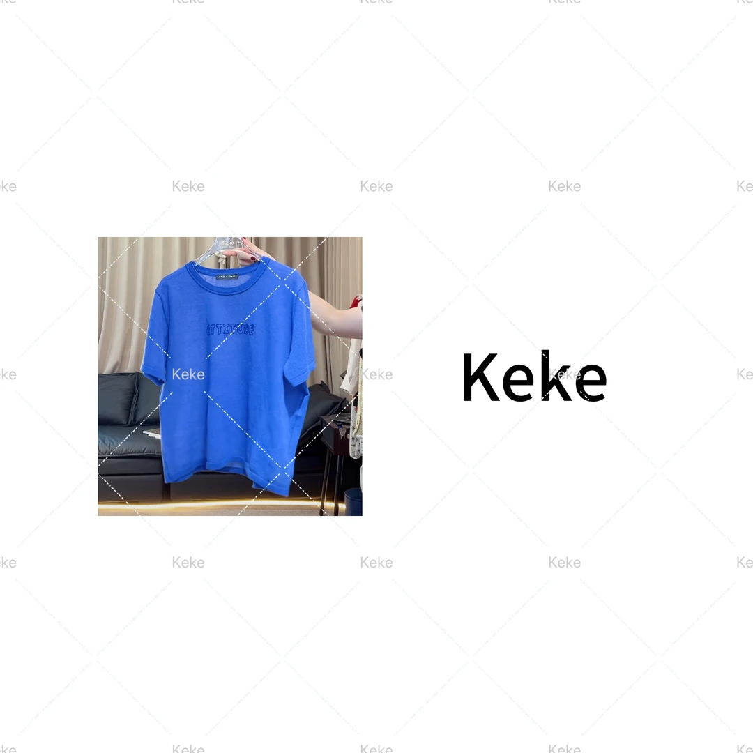 【可可心选】【孤品不退货】“克莱因蓝”T恤上衣 舒适百搭