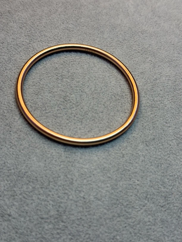 铜合金手镯 经典磨砂素手镯0060