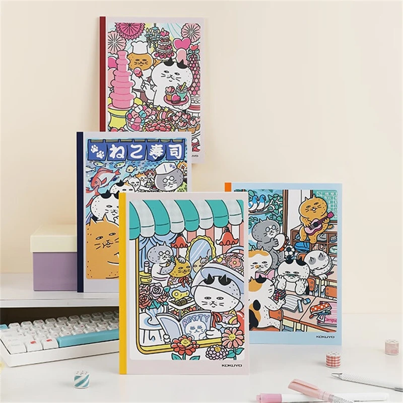 国誉笔记本新款插画师限定胶装美容沙龙 B5 一套4本