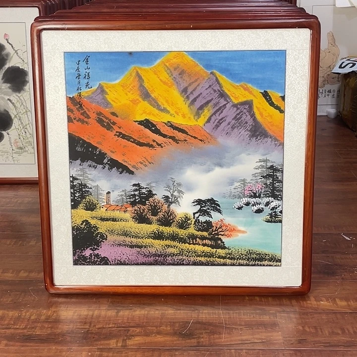 国画带框尺寸63*63厘米