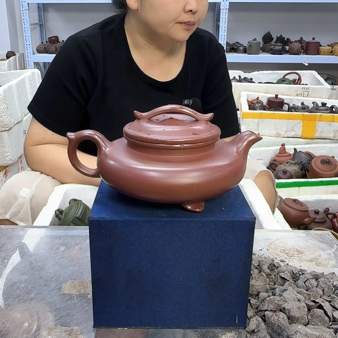 茶壶紫砂宜兴紫砂壶瑕疵处理