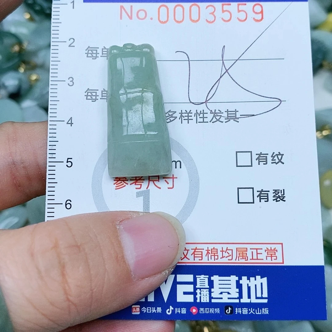 翡翠吊坠(赠链)未镶嵌