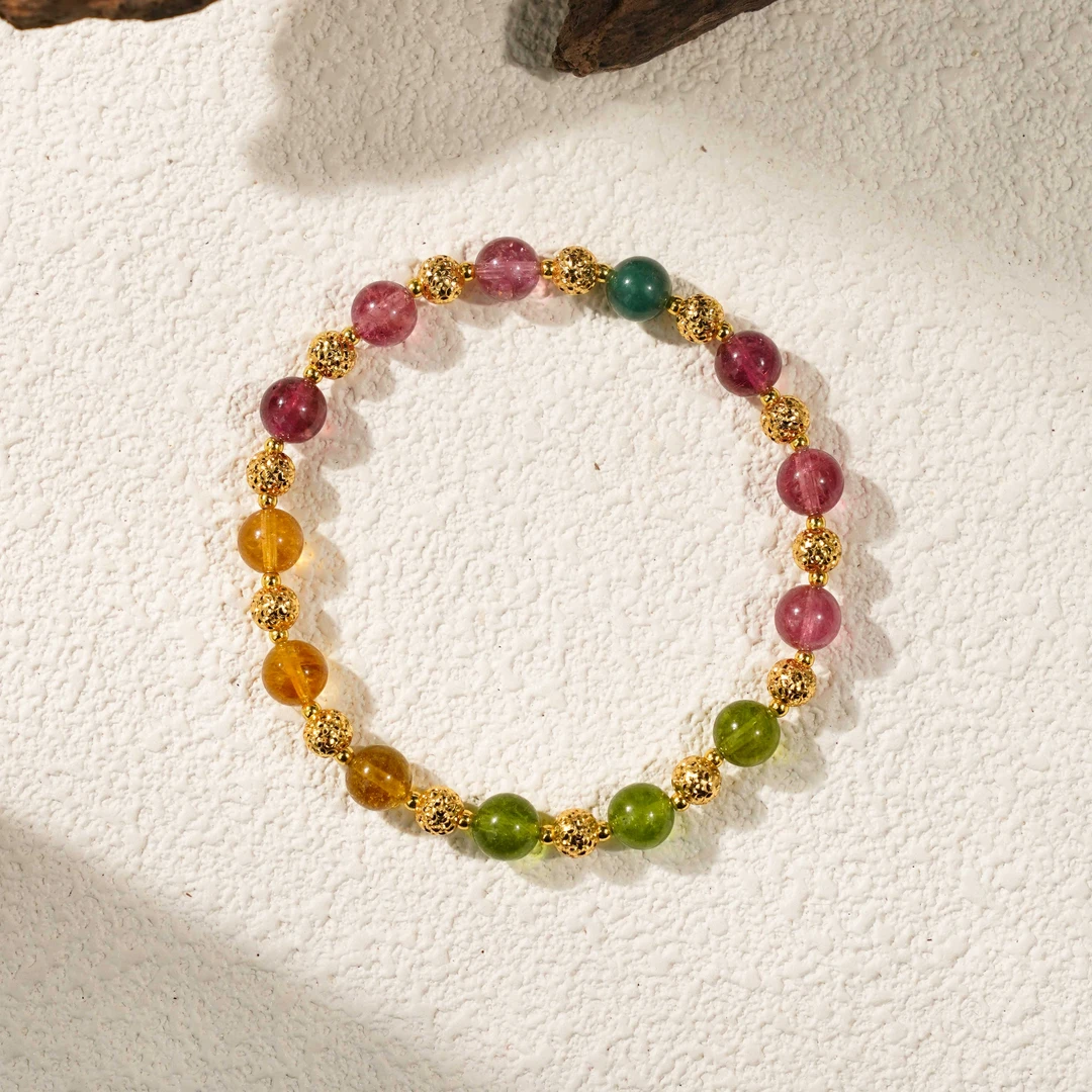 【碧有玺事】碧玺手串 （天然珠宝多样性发其一）