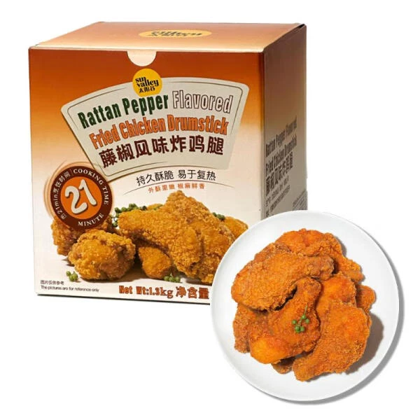 太阳谷(Sun Valley) 藤椒风味炸鸡腿 1.3kg/盒