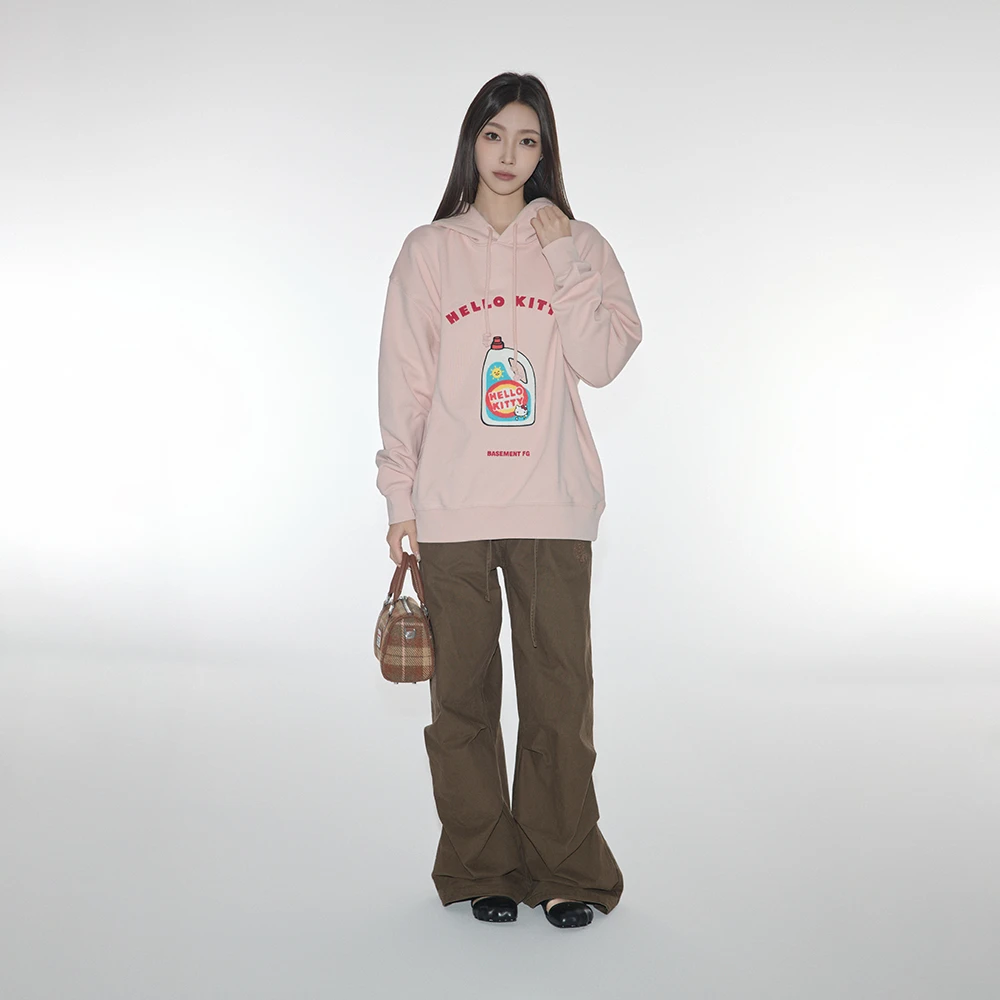 BASEMENT FGxHello Kitty联名美式复古休闲连帽卫衣251050054024