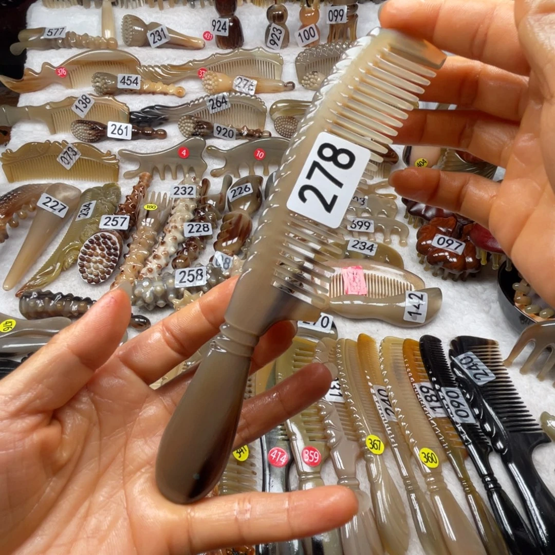 用***5牛角梳牛角福利款