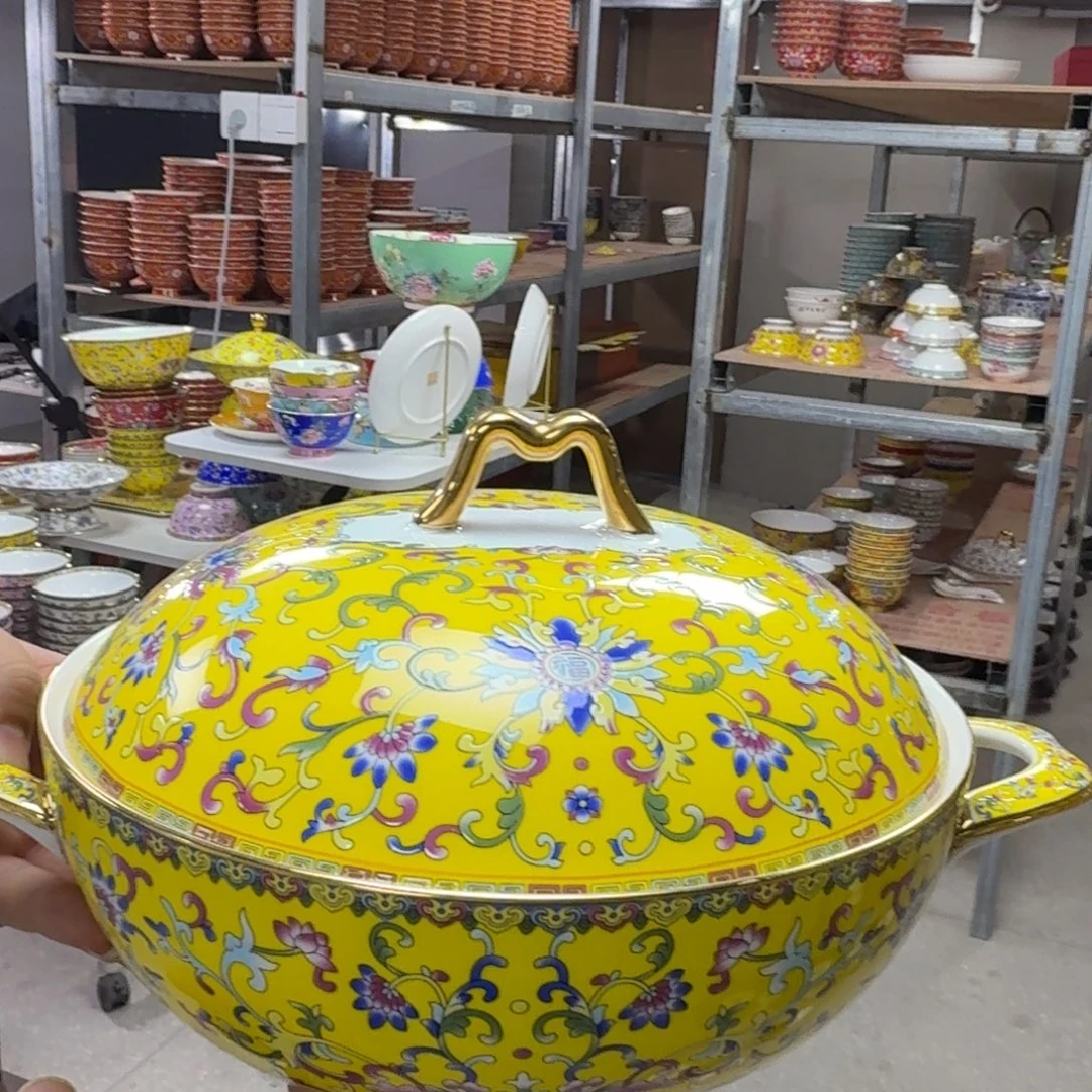 景德镇珐琅彩餐具