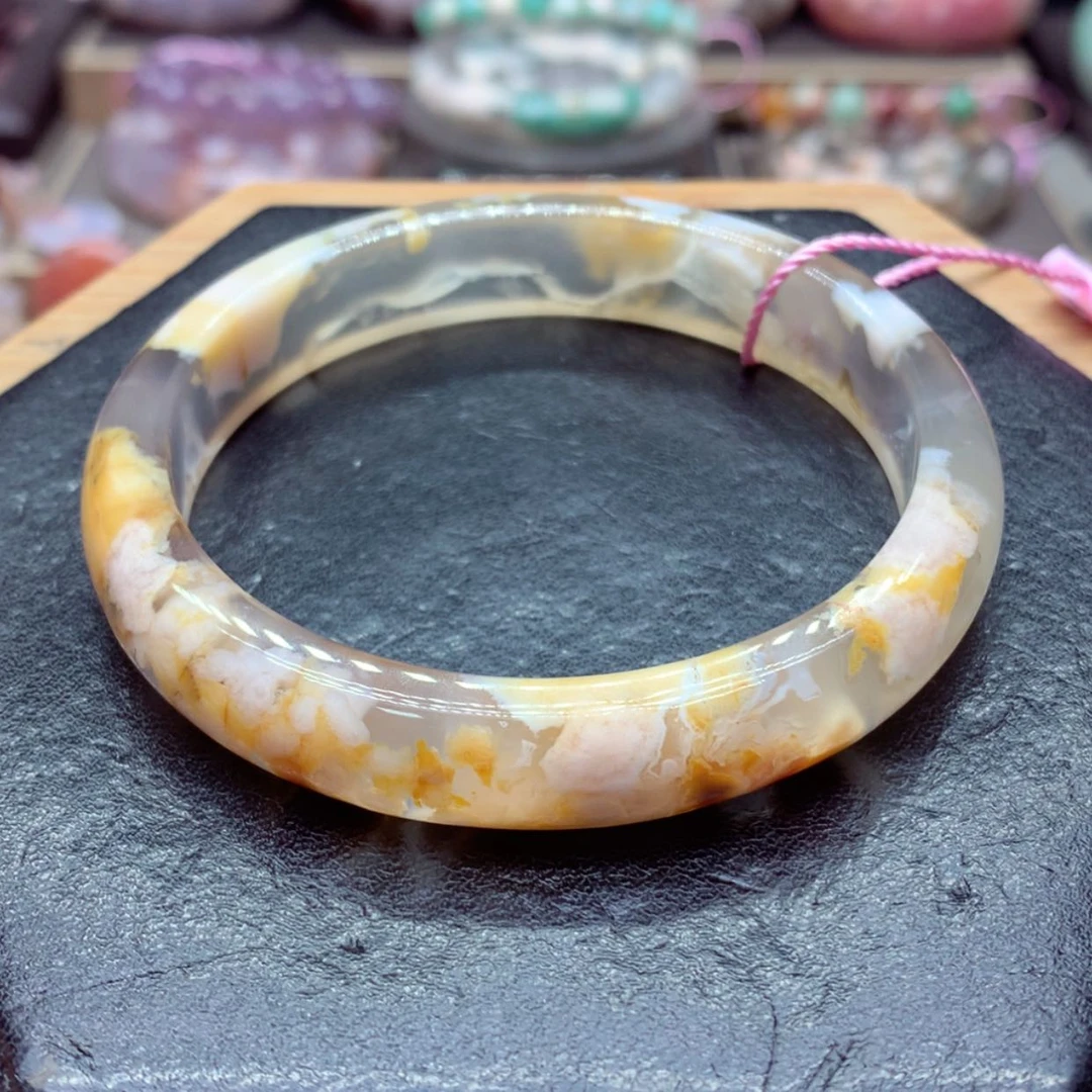 【闪购商品】玛瑙/玉髓手镯6未镶嵌L**a