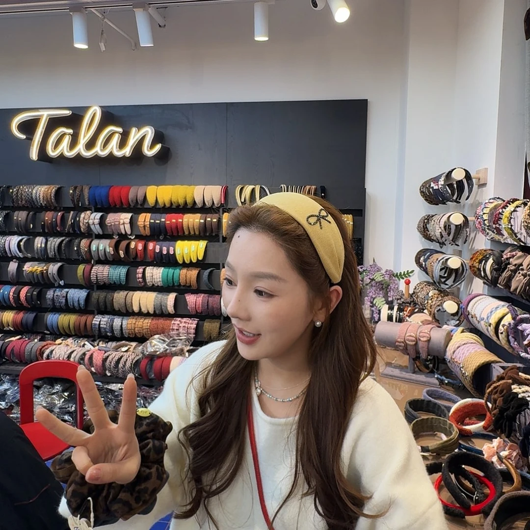 布艺非金属蝴蝶结发箍