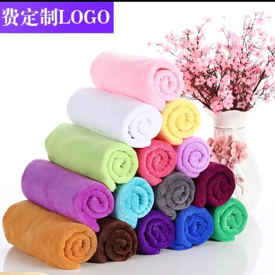 美容院理发店专用毛巾柔软包头超细吸水加厚不掉毛干发巾定制logo