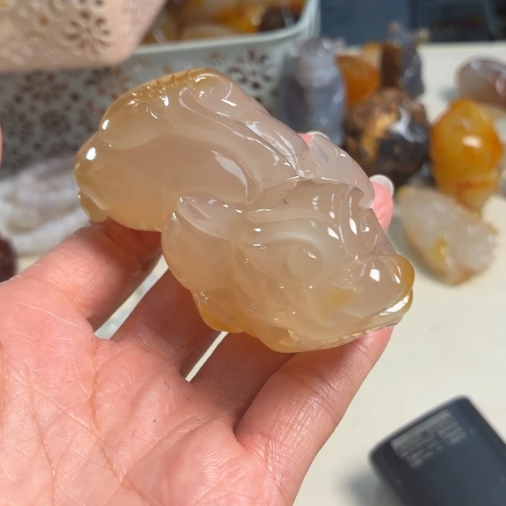 玛瑙/玉髓未镶嵌吊坠(不含链)