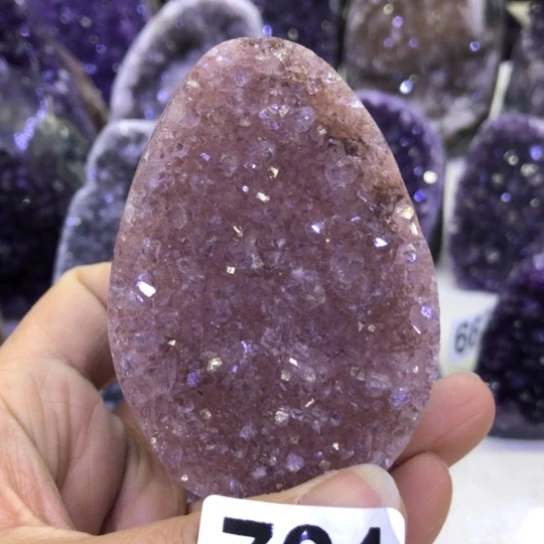 紫晶天然水晶摆件未镶嵌