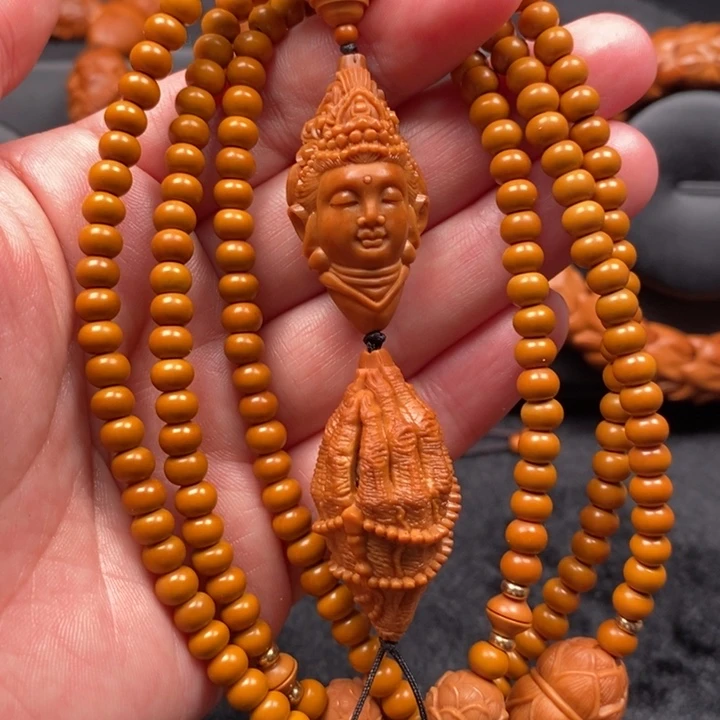 手串橄榄核观音链子