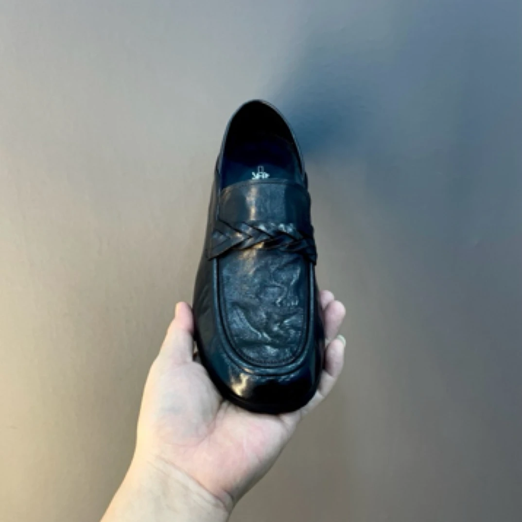 高端品质 纯皮时尚休闲豆豆鞋男鞋6