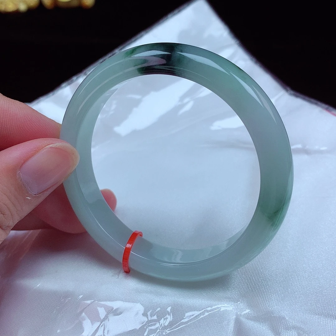 未镶嵌手镯翡翠55圈