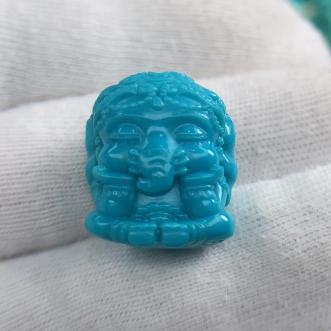 绿松石颈饰未镶嵌卡16.9-19.5-12.6