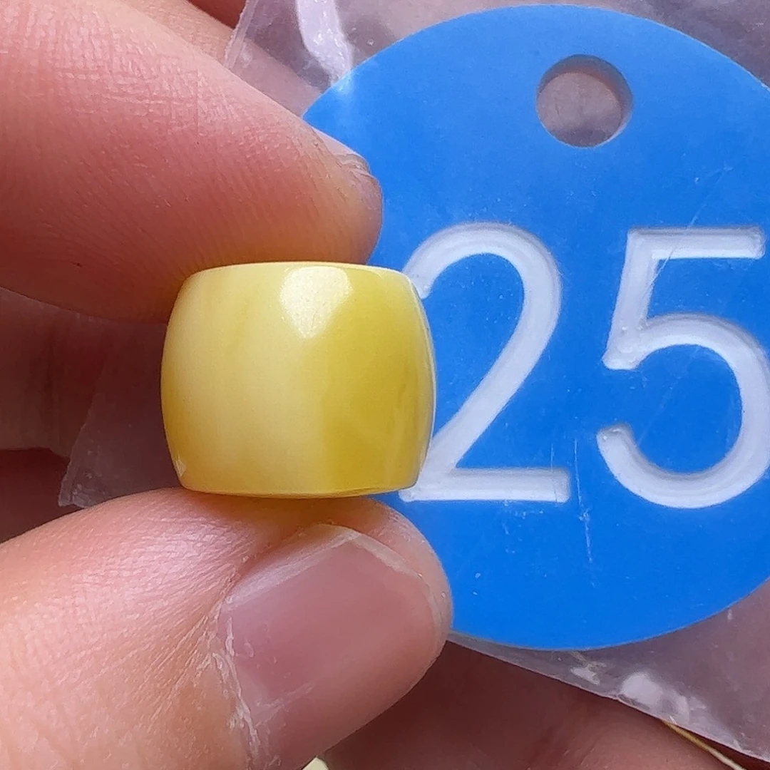 蜜蜡未镶嵌珠宝奇石12.5mm皮点