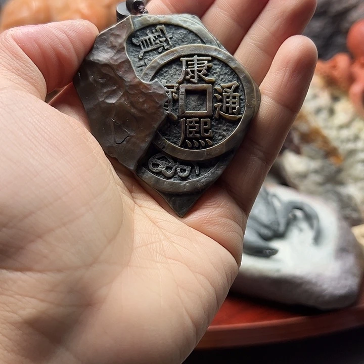 戈壁石戈壁石手把件