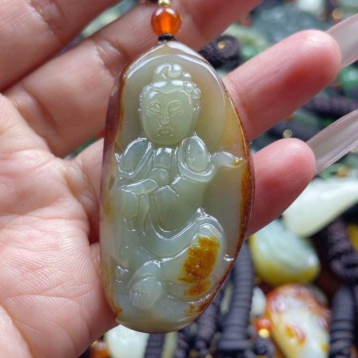 和田玉颈饰未镶嵌