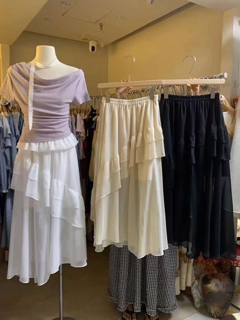 08543 裙长93 简约休闲时尚半身裙