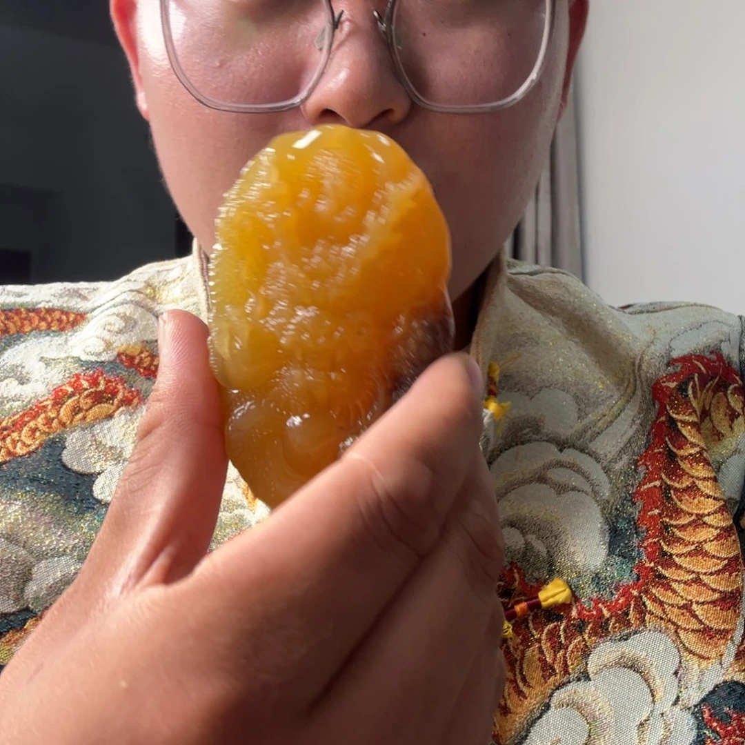 用***1石英质玉（黄龙玉）未镶嵌黄龙玉