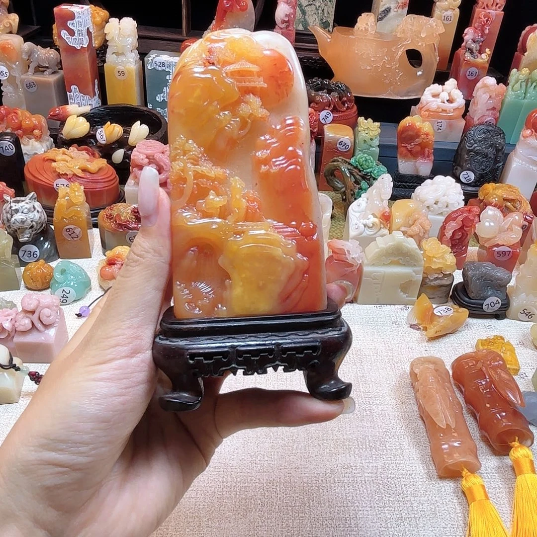 印石昌化石寿山石印章